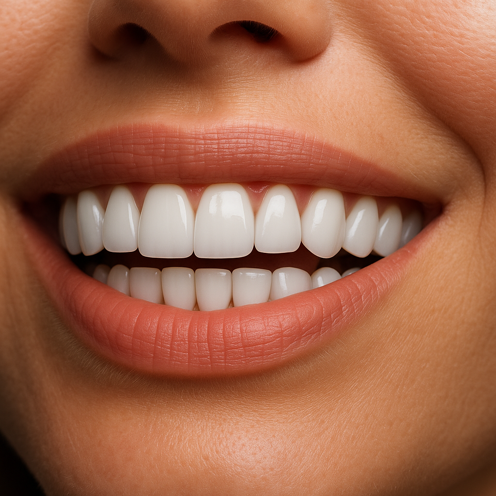 Porcelain veneers Fullerton patient smile result